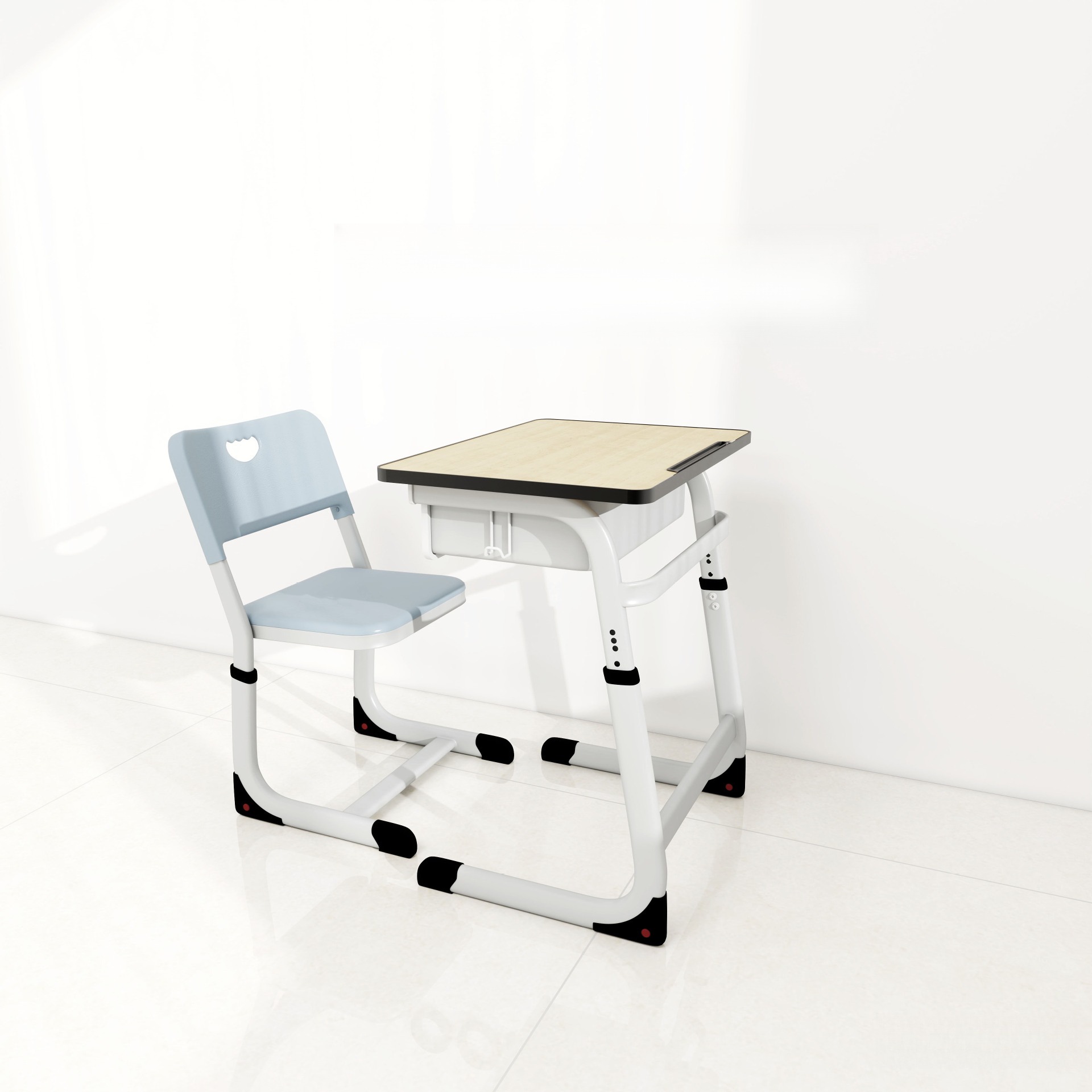 School Desks and Chairs,Student Desks and Chairs,Table and Chair Combination Modern Design Adjustable School Desks Chairs for 2 Students Supplier's Choice Steel Wooden for Classroom University Double Desks