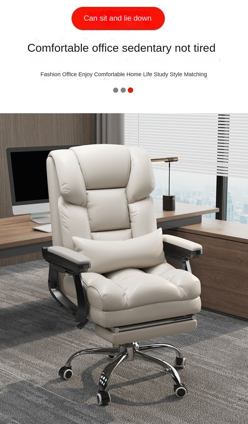 Computer Chair , Best Computer Chair , Discount Best Computer Chair,Ergonomic Computer Chair Leather High Elastic Sponge For Study Living Room Kitchen