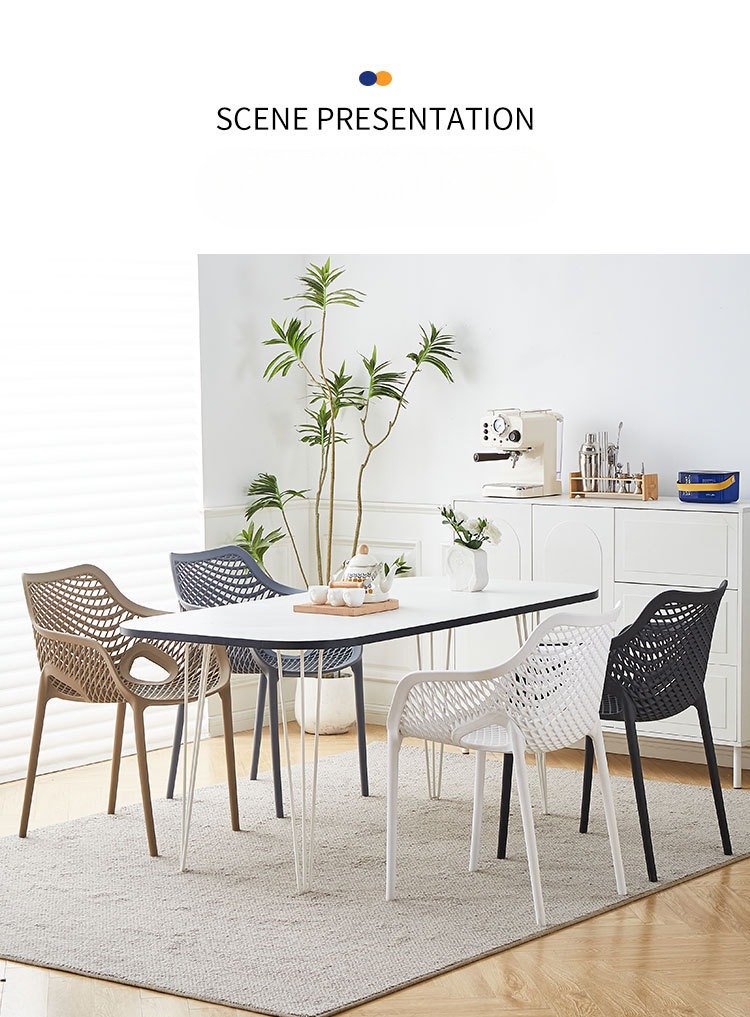 Hollow Chair , Plastic Hollow Chair , Thick Plastic Hollow Chair,Wholesale Thick Plastic Hollow Chair With 32cm Backrest For Bar Hotel Commercial Space