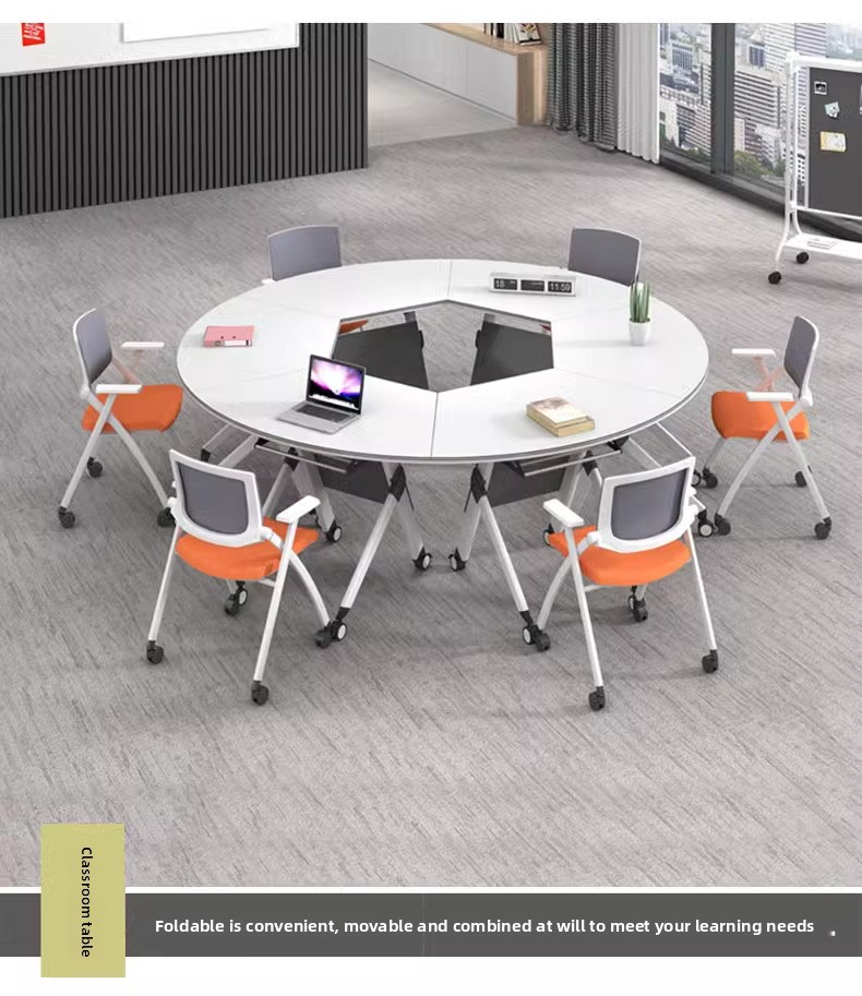 Office Table,Sturdy Folding Table,Folding Table Supplier Adult Office Furniture Folding Conference Training Table Adjustable Learning Computer Table