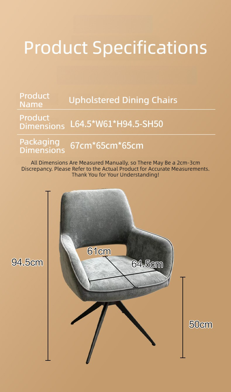 Dining Chair,Velvet Dining Chairs Set Of 4,Metal Dining Chairs Supplier Simple Fabric Dining Chair With Tufted Back and Metal Cone Legs for Living Room