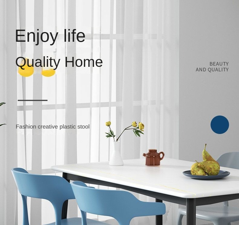 Light Blue Dining Chairs , Plastic Light Blue Dining Chairs , Leisure Plastic Light Blue Dining Chairs