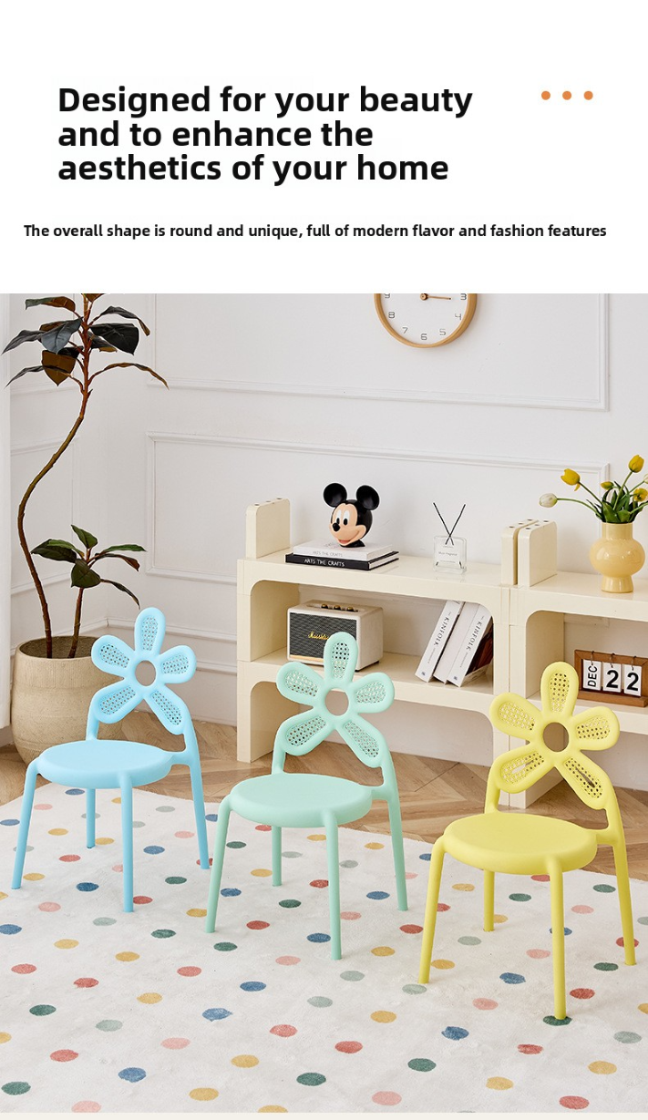 Plastic Chairs,Colorful Plastic Chairs,Children Plastic Chairs EaseNeat Sedie Da Pranzo Restaurant Chairs Modern Outdoor Plastic Children Dining Chairs