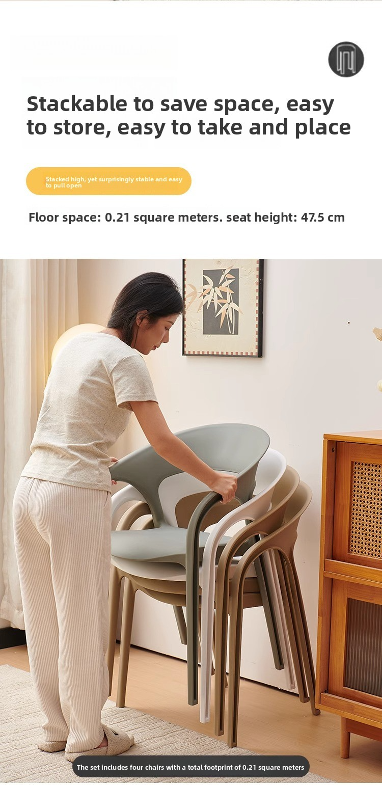 Plastic Dining Chairs,Modern Plastic Dining Chairs,Dining Chairs Set of 4 Available in seven refined colors: khaki, gray, orange, white, olive green, burgundy red, and black.