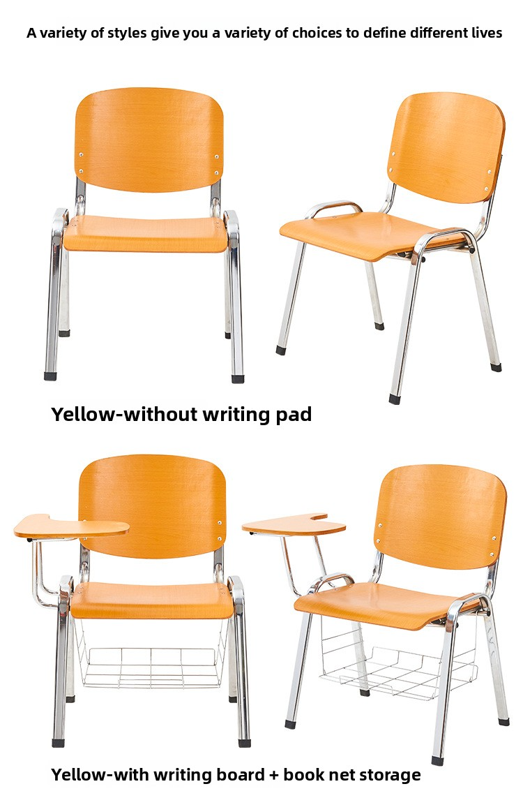 Student Desk and Chair,Classroom Chairs with Desk,Student Table and Chair Set Supplier Solid Wood Student Desk and Chair Metal Frame Writing Board Book Net Multifunctional Office Classroom Meeting Modern