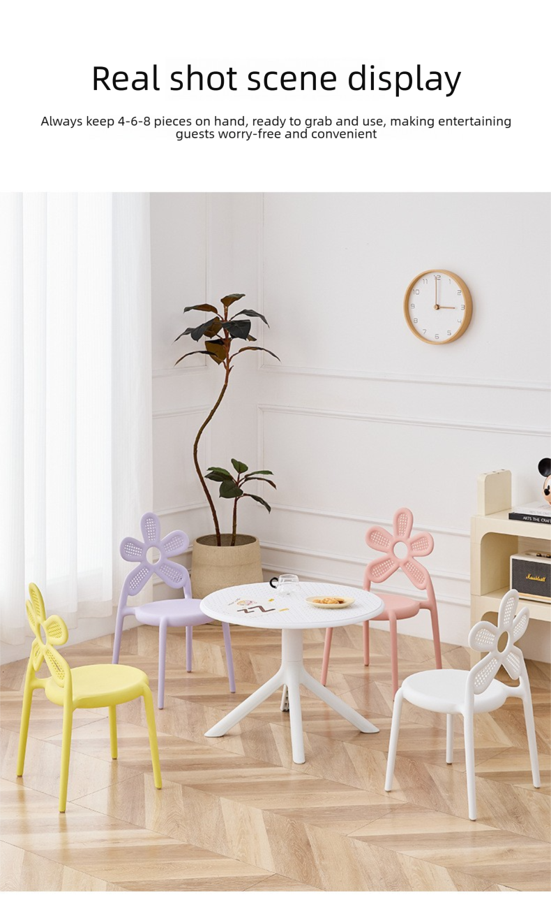 Plastic Chairs,Colorful Plastic Chairs,Children Plastic Chairs EaseNeat Sedie Da Pranzo Restaurant Chairs Modern Outdoor Plastic Children Dining Chairs