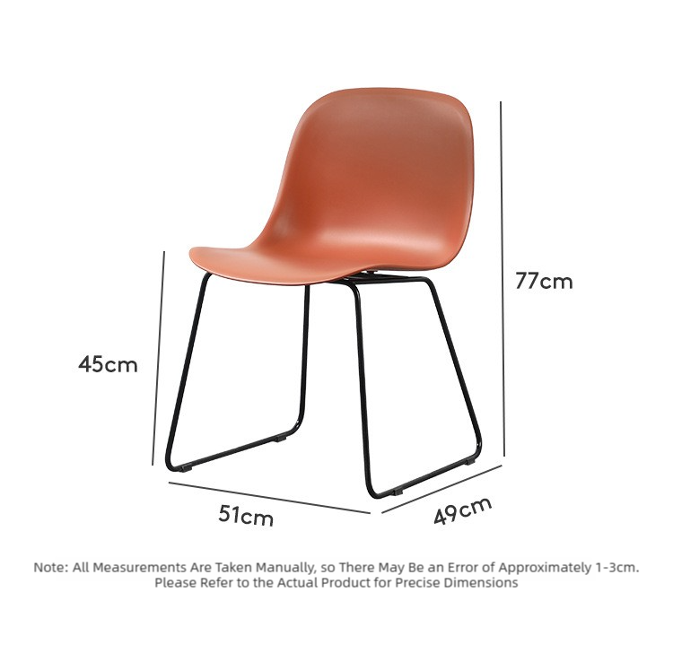 Plastic Dining Chair,Modern Plastic Dining Chairs,Plastic Dining Chairs Set of 4 Manufacturer Nordic Plastic Dining Chair With Thickened Metal Legs for Apartment Use
