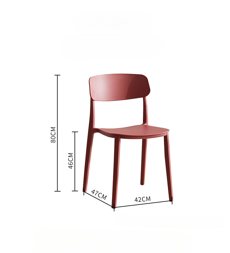 Reading Stools , Plastic Reading Stools , cheap Plastic Reading Stools，Factory Wholesale Simple Modern Design Stackingable Light Backrest Home Furniture Solid-Color Plastic Dining Chairs for Home