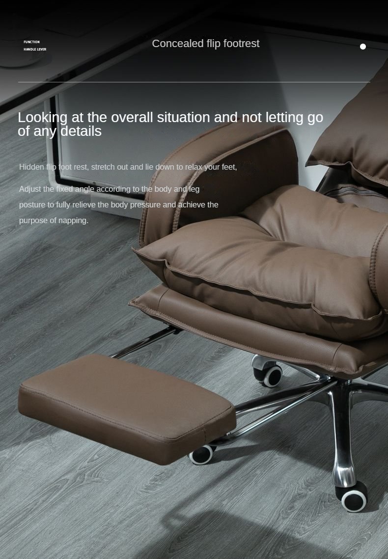 Boss Chair , Rotating Boss Chair , Lifting Rotating Boss Chair ,Commercial Boss Chair Leather Lift Swivel Adjustable For Office Meeting Room Reception