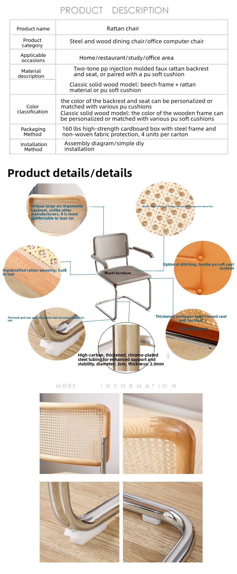 Dining Chair,Leather Dining Chairs With Arms,Leather Cushion Dining Chair Supplier Mid Century Antique Home Dining Chair With Armrest Leather Padding For Coffee Shop
