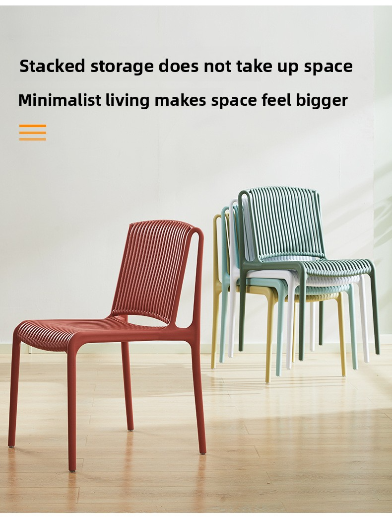 Plastic Dining Chairs,Plastic Outdoor Dining Chairs,Restaurant Chair Plastic EaseNeat Modern Leisure PP Plastic Dining Chairs Quality Armless Restaurant Family Dining Room Stackable Home Furniture for Mall