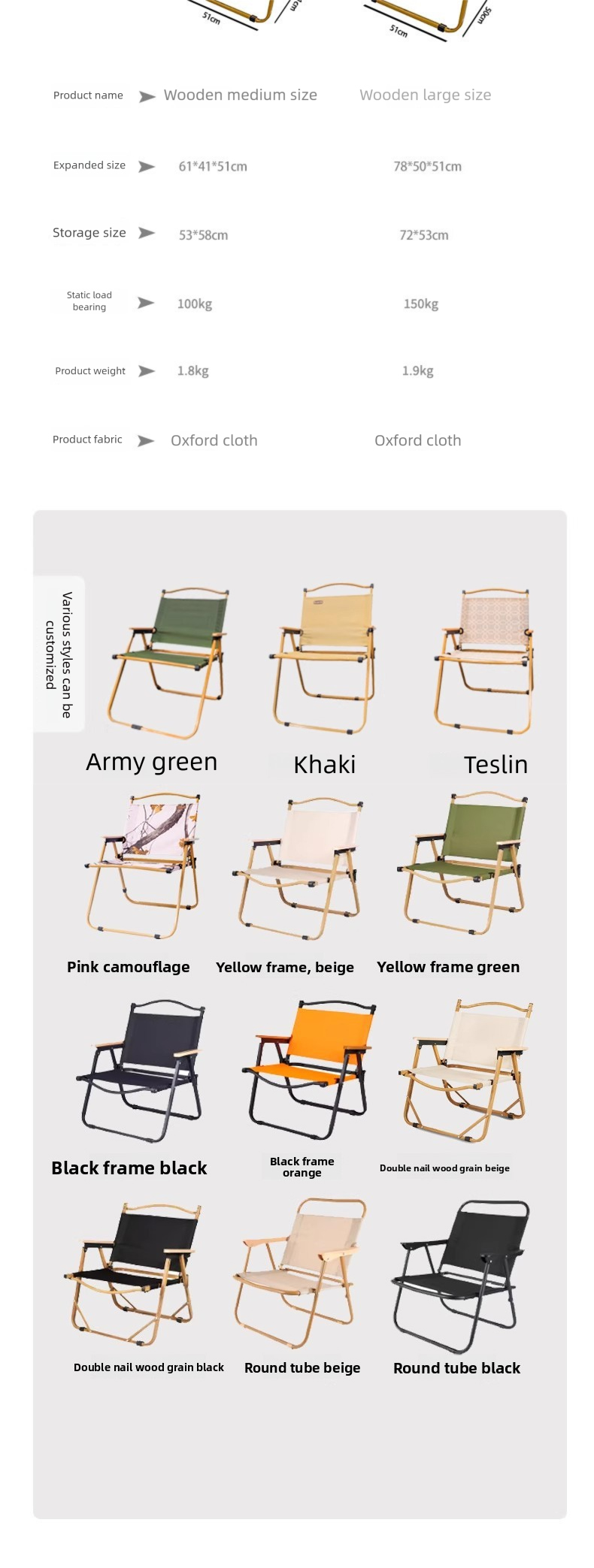 Folding Chair,Modern Folding Chairs,Compact Beach Chair Supplier Modern Oxford Cloth Portable Folding Lightweight Camping Fishing Beach Travel Metal Outdoor Table and Chair Set