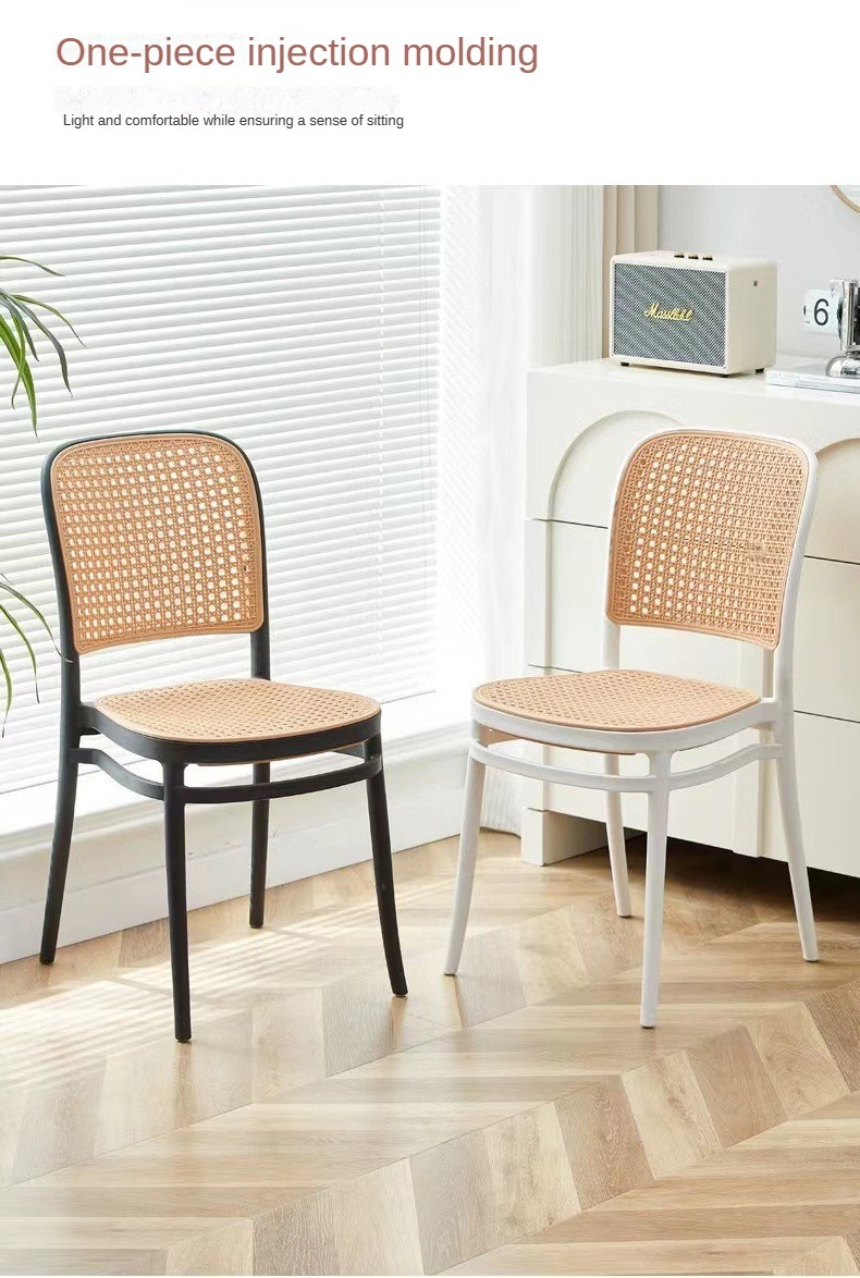 Restaurant Dining Chairs , Balcony restaurant dining chairs , Customized Balcony restaurant dining chairs,Stackable Plastic Dining Chair Lightweight Easy Clean For Balcony Restaurant Home Dining Area