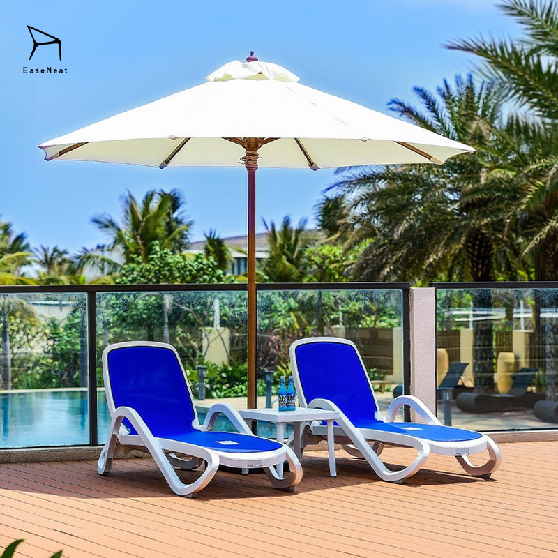 Beach Chairs,Luxury Beach Chairs,Sunday Beach Chair Waterproof Portable Outdoor Hotel Sun Lounges Beach Chairs Comfortable Plastic Pool Furniture for Park Villa for Hotels Beaches