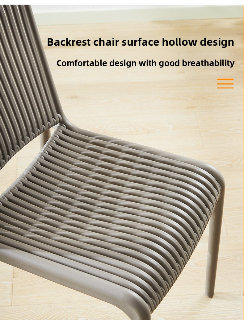 Plastic Dining Chairs,Plastic Outdoor Dining Chairs,Restaurant Chair Plastic EaseNeat Modern Leisure PP Plastic Dining Chairs Quality Armless Restaurant Family Dining Room Stackable Home Furniture for Mall
