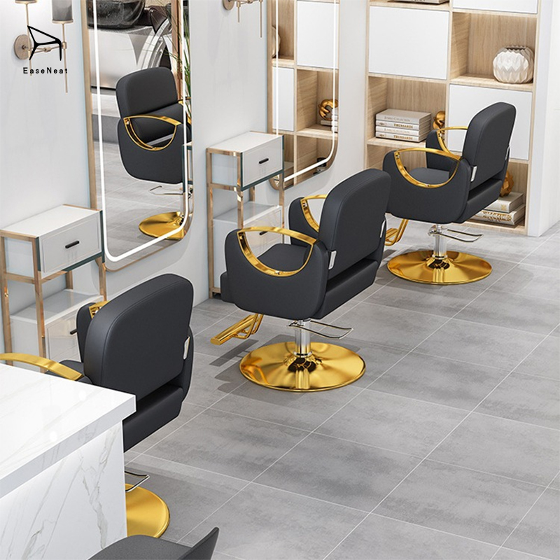 Barber Chair,Black Barber Chair,Barber Chairs Wholesale Wholesale Leather Swivel Adjustable Barber Chair Commercial Salon Furniture Eco Friendly Design