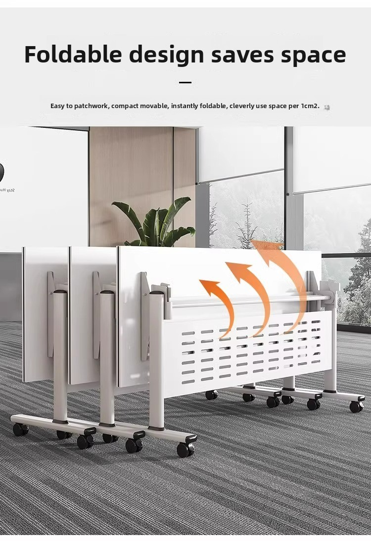 Folding Table,Commercial Folding Tables,Wholesale Folding Tables Manufacturer Modern Simple Design Office Furniture White Wood Folding Training Table Office Training Room Table