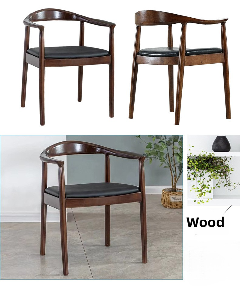 Wood Dining Chairs,Natural Dining Chairs,Wood Outdoor Dining Chairs EaseNeat Wholesale Dining Room Furniture Modern Simple Wood Dining Chairs Leather Living Room Cafe Chair