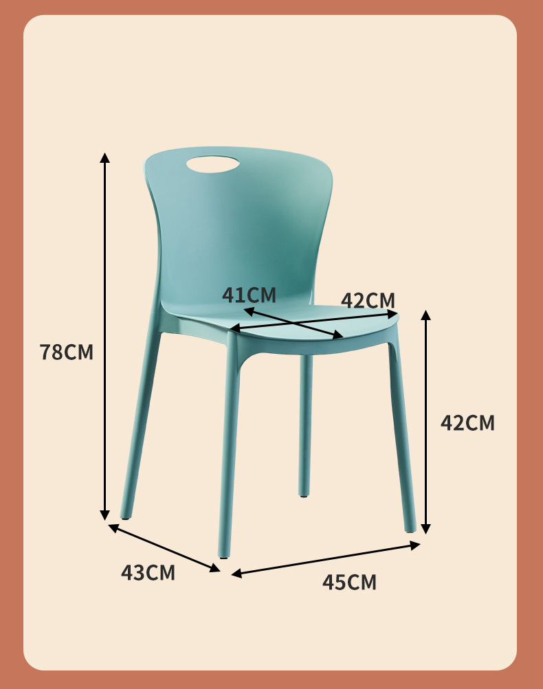 Modern Nordic-Style Colorful Plastic Stackable Dining Chairs for Restaurant and Home Wholesale for Mall Use,high quality Plastic Chairs , Minimalist high quality Plastic Chairs , Nordic Minimalist high quality Plastic Chairs