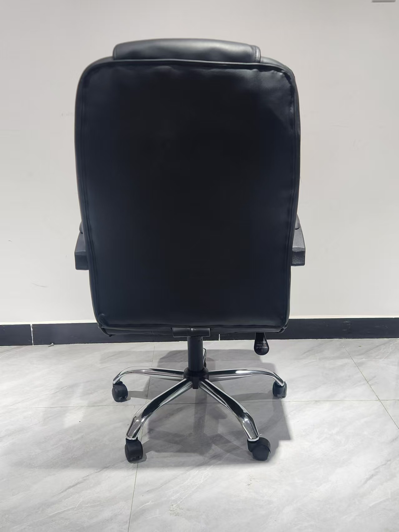 Leather Office Chair，Best Rated Office Chairs,Commercial Office Chairs Supplier Best Ergonomic Executive Office Chair Black PU Leather Swivel For Manager Furniture