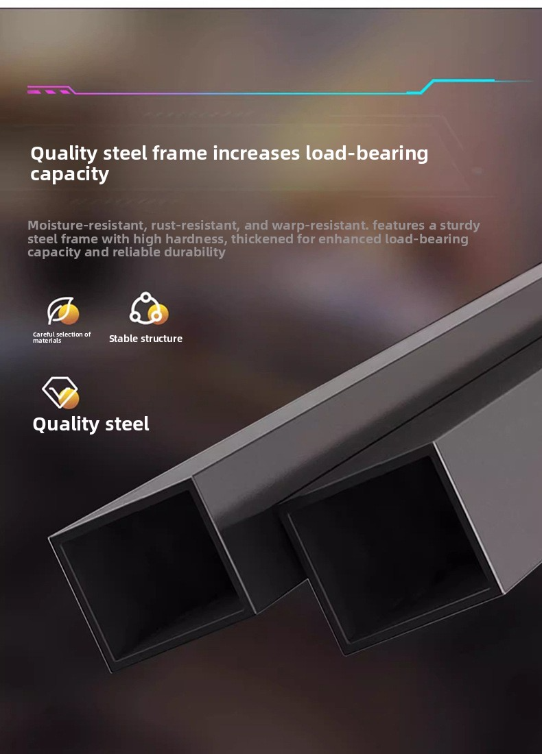 Gaming Table,Modern Game Table,Multi Game Table for Adults EaseNeat Portable Metal-frame Computer Game Suitable for Ergonomic Gaming Table