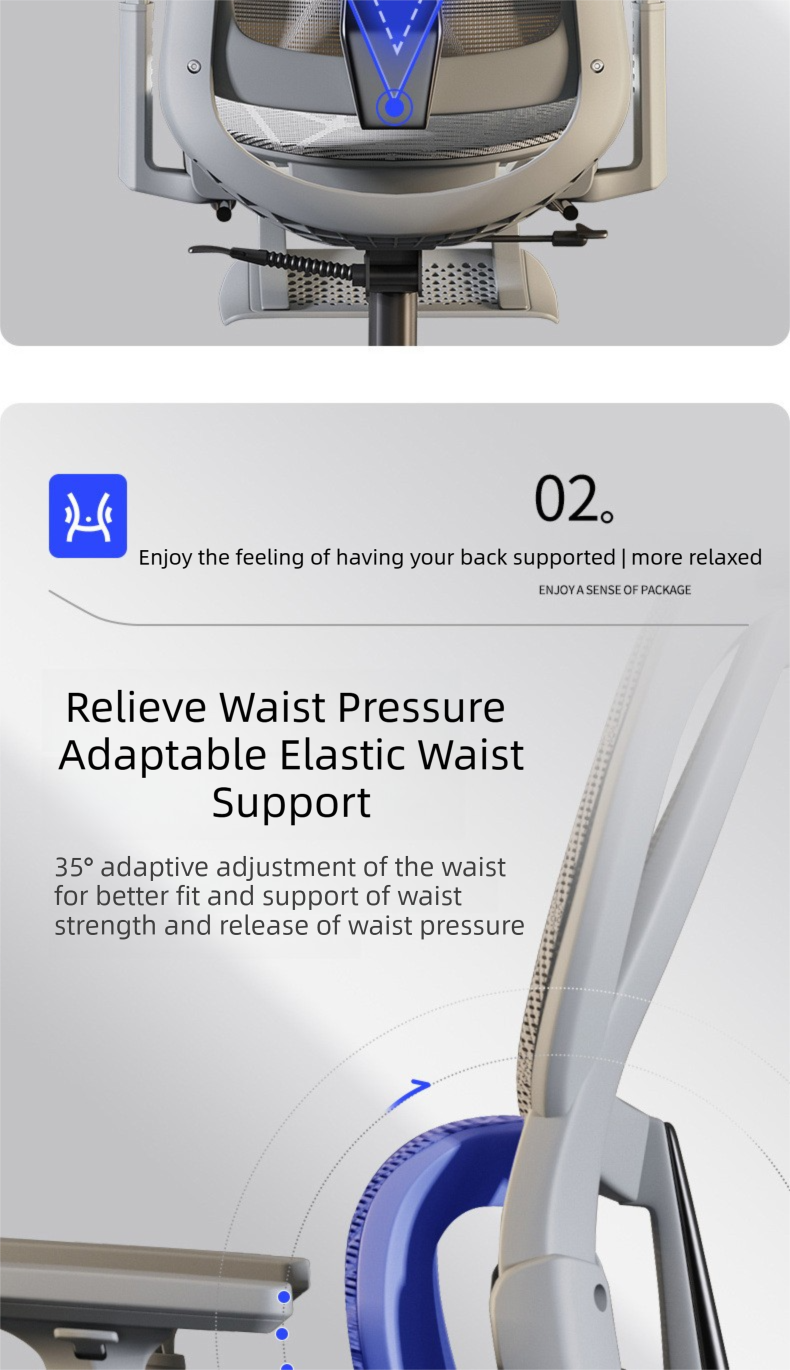 Office Chair,Modern Leather Office Chair,Commercial Office Chairs Wholesale Ergonomic Mesh Office Chair Hollow Back Breathable for Home Office and Study Use