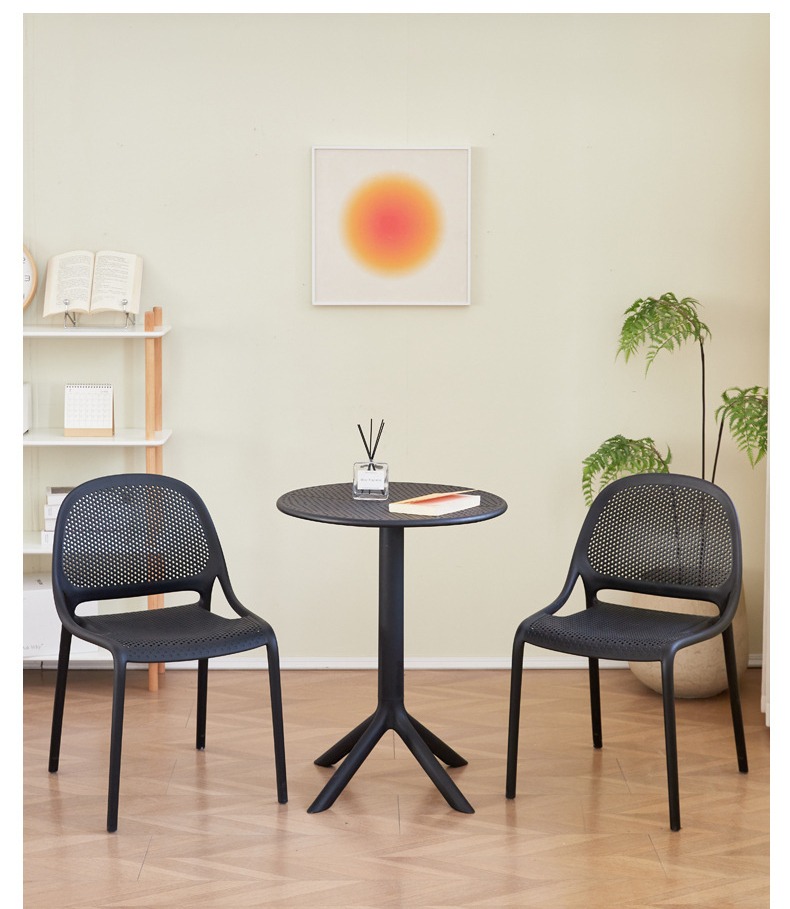 Dining Table , Plastic Household Dining Table and Chair,Modern Dining Table Chairs Manufacturer Household Plastic Furniture for Home Office Outdoor Living Room Bedroom Stackable