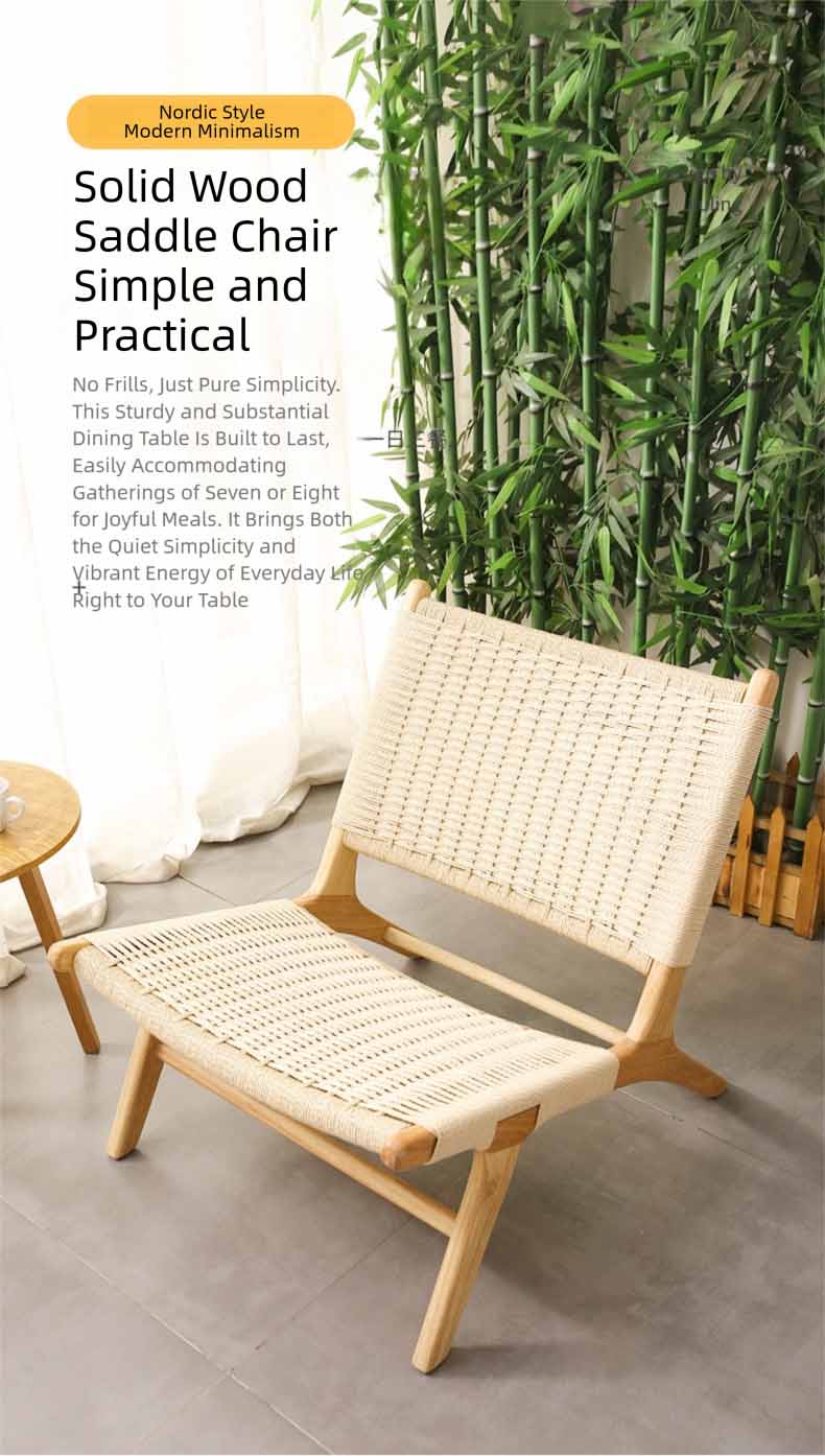 Solid Wood Dining Chair,Solid Wood Table and Chairs,All Wood Dining Chairs EaseNeat Vintage Horse Saddle Leather Living Room Chair for Coffee Shop Beach Resort