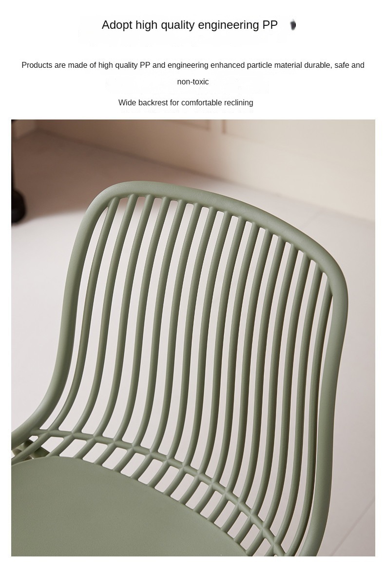 Manufacturer High Quality Modern Design Stackable Plastic Dining Chairs for Restaurant Living Room Banquet Hall Indoor,comfortable dining chairs , Backrest comfortable dining chairs , Simple Backrest Comfortable Dining Chairs