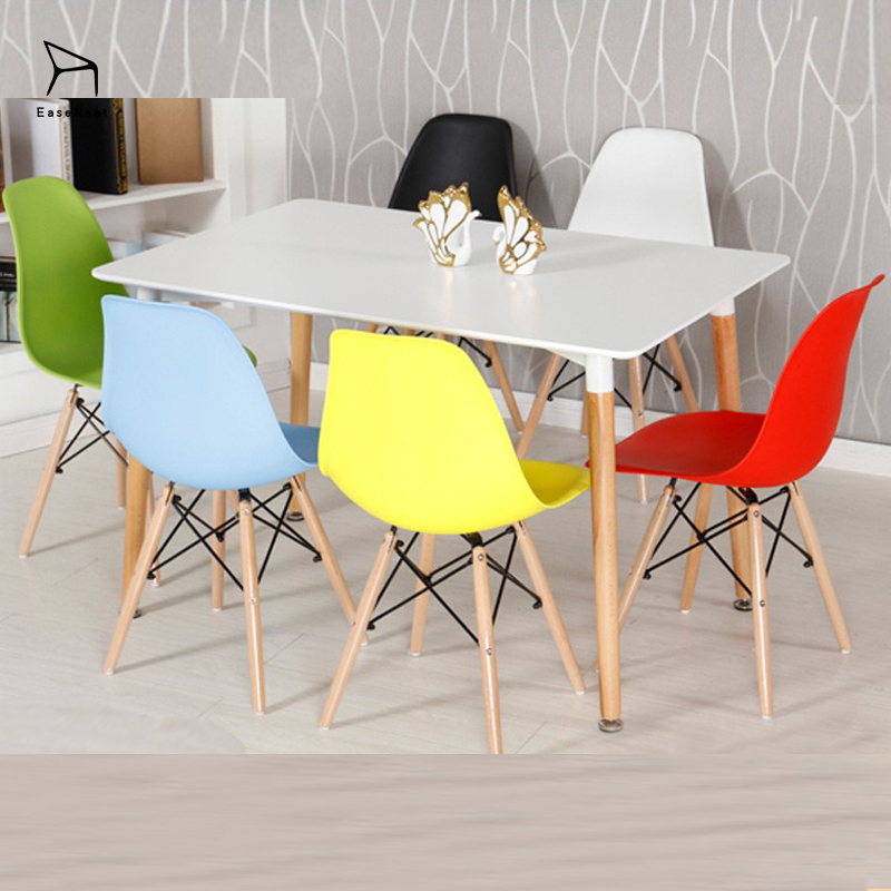 Modern 4-Piece Restaurant Catering Set Hot Selling Stackable Plastic Dining Chairs for Home Furniture or Mall Use Wholesale