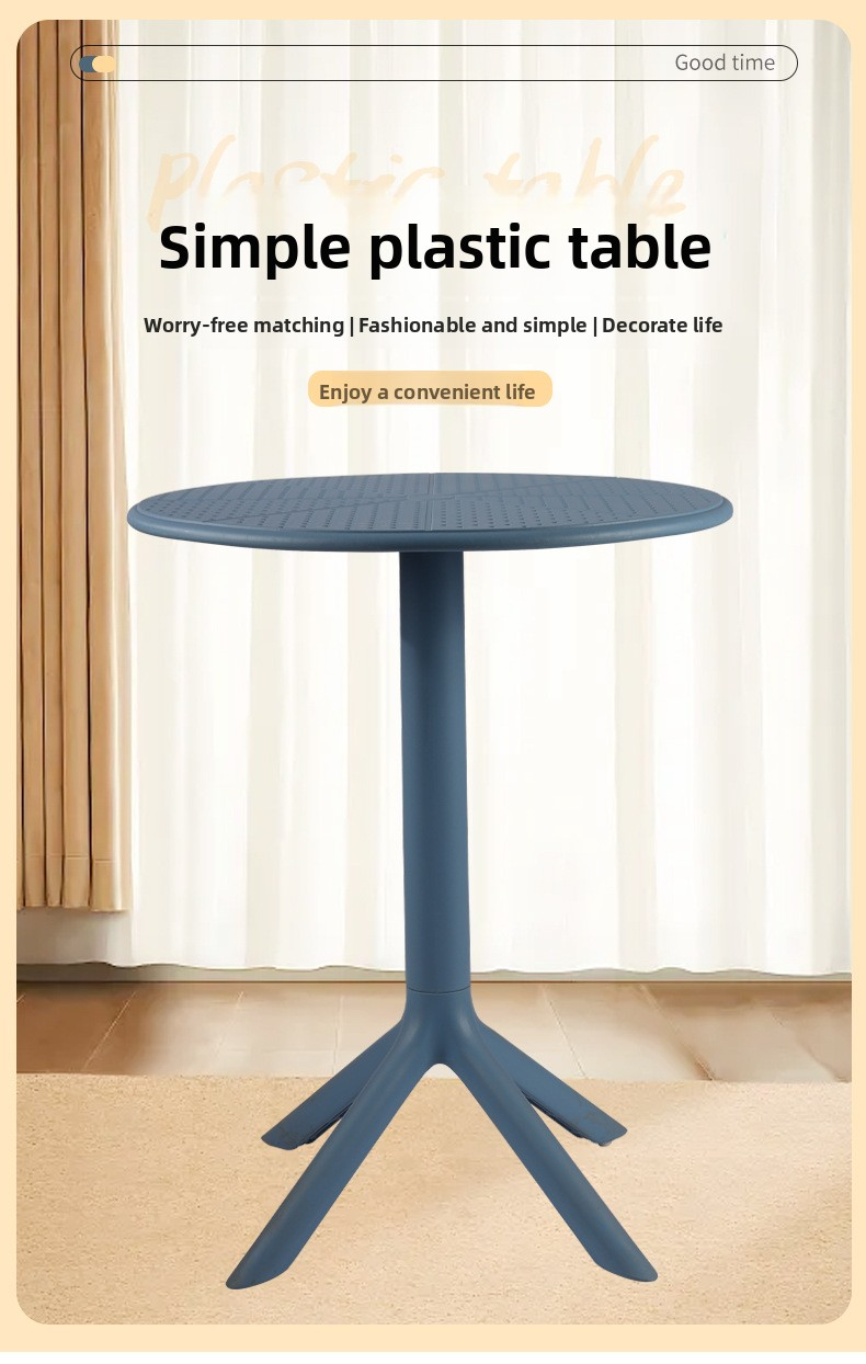 Plastic Table,Plastic Tables for Sale,Round Plastic Tables Wholesale Modern New Design Round Plastic Table Coffee Table Restaurant bar Garden Outdoor Activities Coffee Shop Durable Cheap