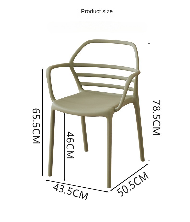 Modern Plastic Stackable Dining Chair for Hotel and Outdoor Use Eco-Friendly and Durable Home Furniture,Plastic Dining Chair , Light Grey Plastic Dining Chair , Backrest Light Grey Plastic Dining Chair