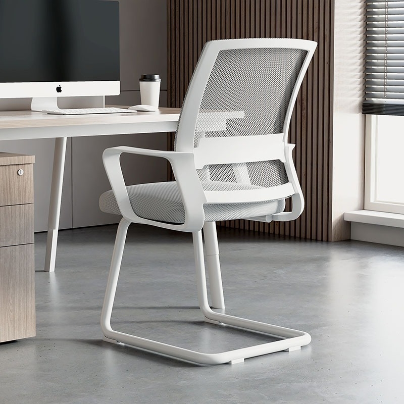 Mesh Training Chair With Metal Skeleton And Comfortable Foam For Office And Bedroom