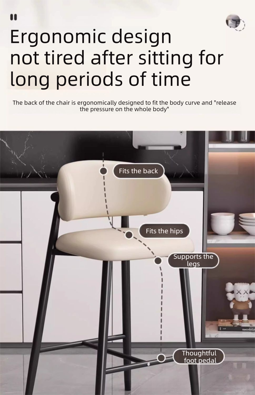 Leather Bar Chair,Leather Counter Stools With Backs,Leather Counter Height Bar Stools Wholesale Modern Leather Bar Chair Metal Frame With Backrest for Bar Counter Restaurant Dining