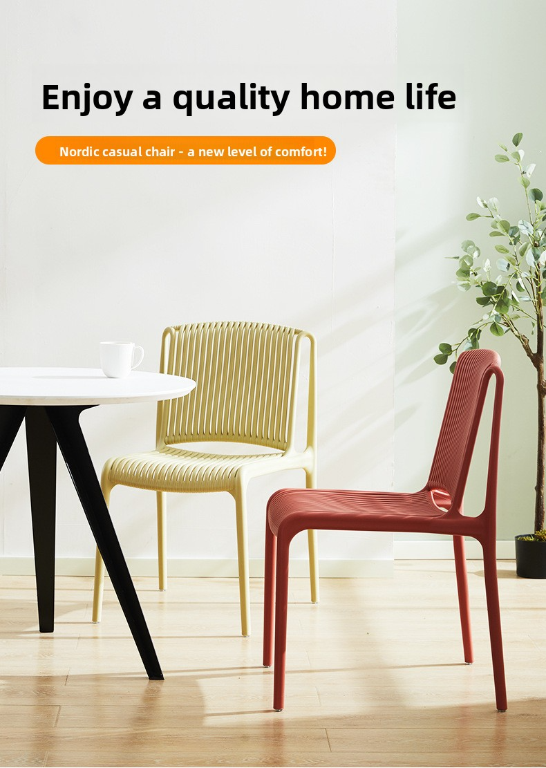 Plastic Dining Chairs,Plastic Outdoor Dining Chairs,Restaurant Chair Plastic High Quality Modern Dining Chairs European Design Stackable No Armrest Cheap Price Supplier