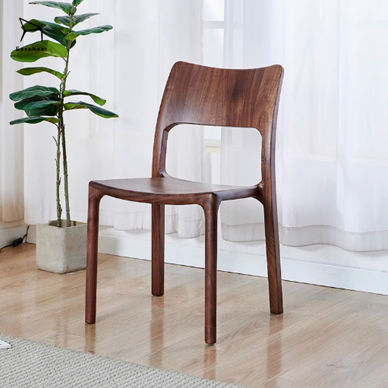 Wood Dining Chairs,Natural Wood Dining Chairs,Light Wood Chairs EaseNeat Luxurious Design Wood Material Chair Simple Practical Kitchen Hotel Living Room Solid Wood Dining Chairs