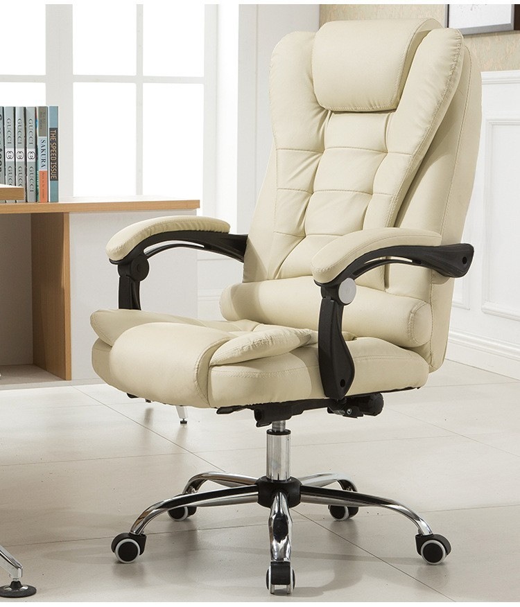 Office Chair,Conference Room Chairs with Wheels,Office Meeting Chairs Supplier Boss Office Chair Home Furniture Adjustable With Footrest Soft Massage Executive Leather Chair