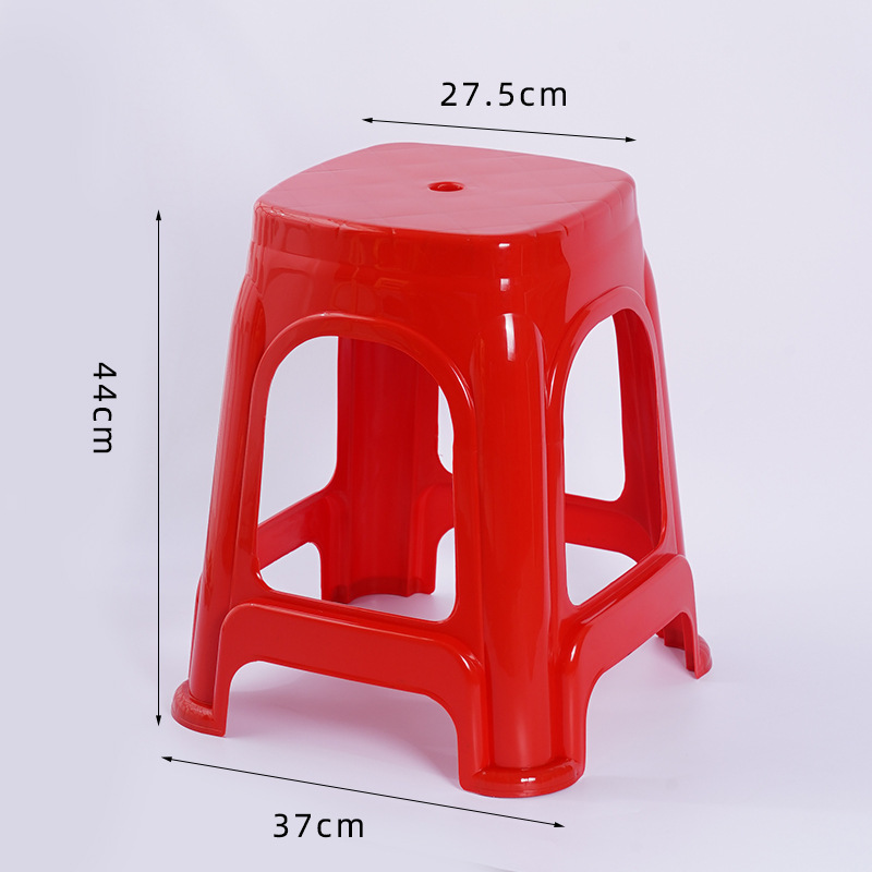 Chair Stool Plastic,Plastic Small Stool,Sitting Stool Plastic,Modern Portable Anti-Drop Plastic Chair Stool Household Stackable Ottomans for Bedroom School Warehouse Thickened Wholesalers