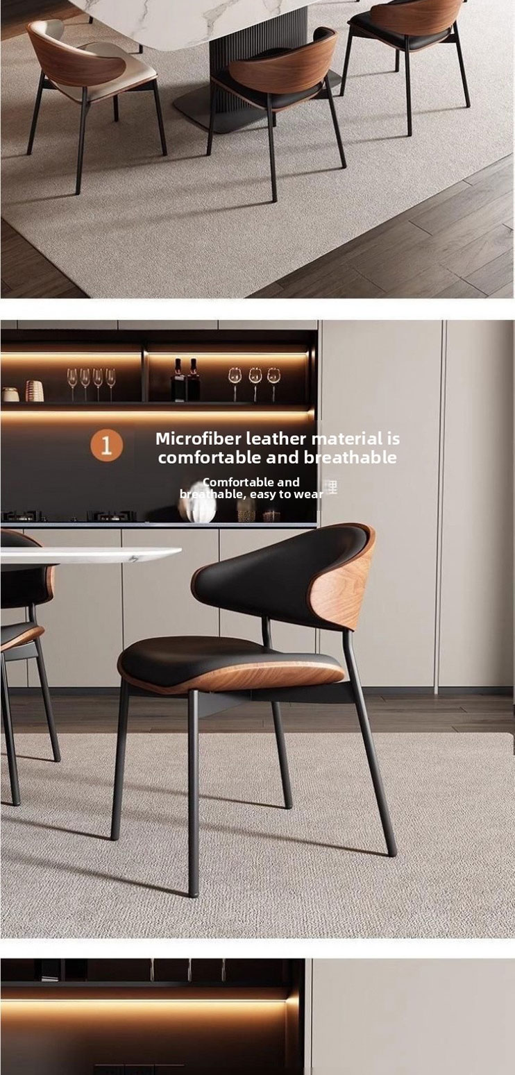 Leather Dining Chairs,Grey Faux Leather Dining Chairs,Pu Leather Dining Chairs Supplier Home Furniture Banquet Chair Dining Room Chairs Nordic Chair