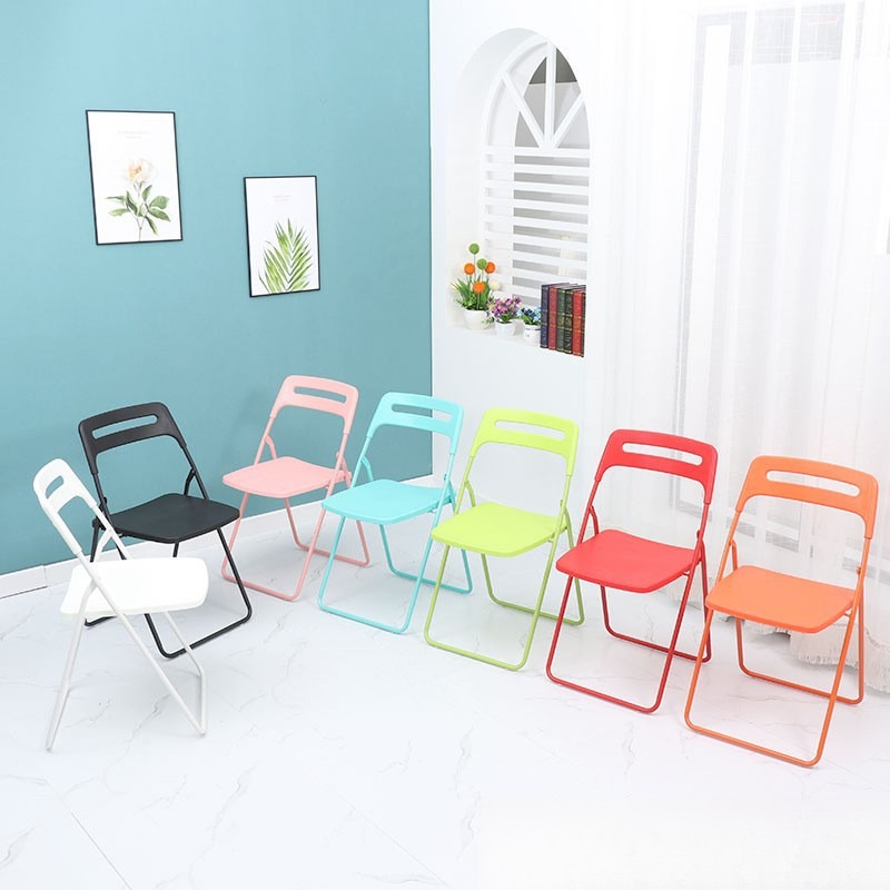 Plastic Dining Chairs,White Dining Chairs Plastic,Plastic Folding Chairs Supplier Modern Portable Folding Chair Stool Back Creative Simple Adult Dining Chairs Home Dormitory Outdoor Plastic