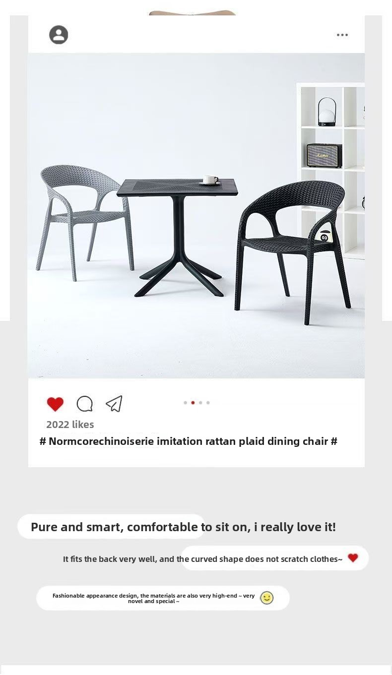 Modern design Black garden terrace table furniture set Hotel Villa Restaurant Cafe