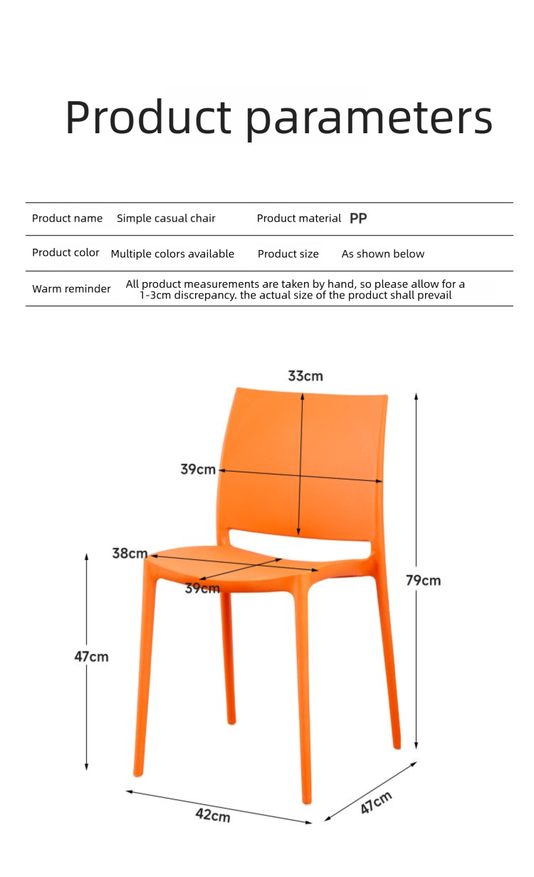 Plastic Dining Chairs,White Plastic Dining Chairs,Plastic Outdoor Dining Chairs EaseNeat Affordable Colorful Stackable Plastic Dining Chairs for Restaurant Cafe Meeting Room Use