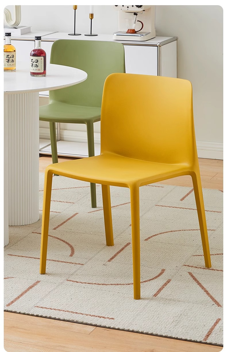 The stackable design allows for efficient space-saving storage when not in use, perfect for venues with limited space.Makeup Chairs , Plastic Makeup Chairs , Home Plastic Makeup Chairs