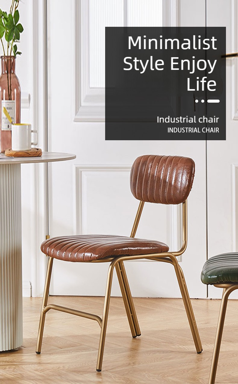 Leather Dining Chair,Grey Faux Leather Dining Chairs,Leather Restaurant Chairs Supplier Italian Minimalist Dining Chair With High Elastic Foam and Metal Frame for Office