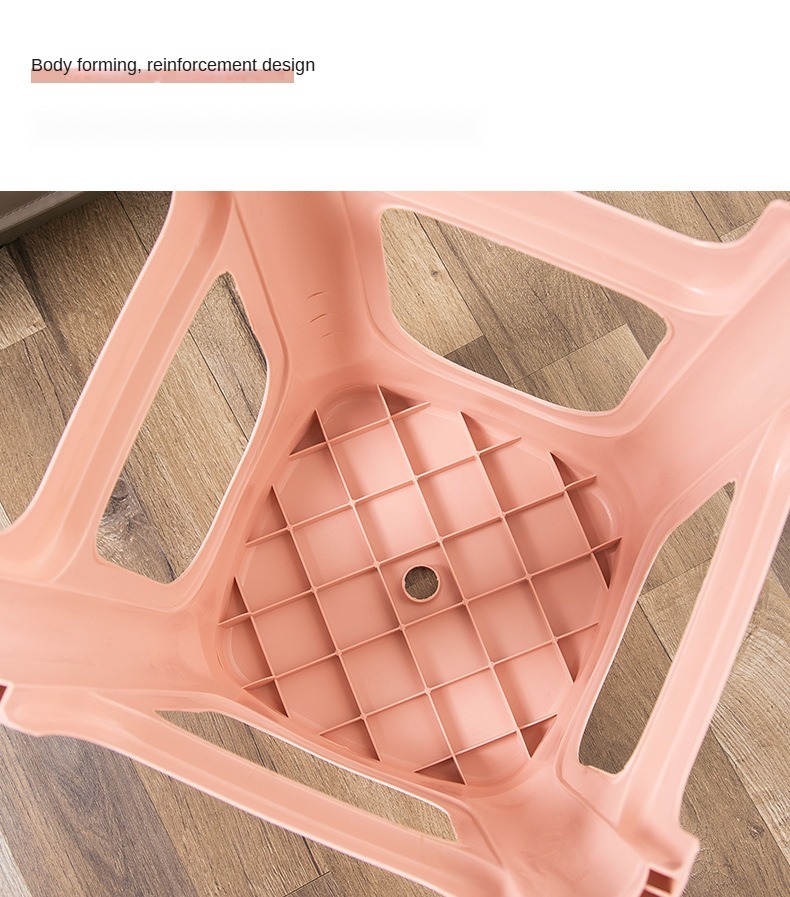 Chair Stool Plastic,Plastic Small Stool,Sitting Stool Plastic,Modern Anti-Drop Portable Chair Stool Thickened Plastic Removable Stackable for Household Bedroom School Warehouse Use for
