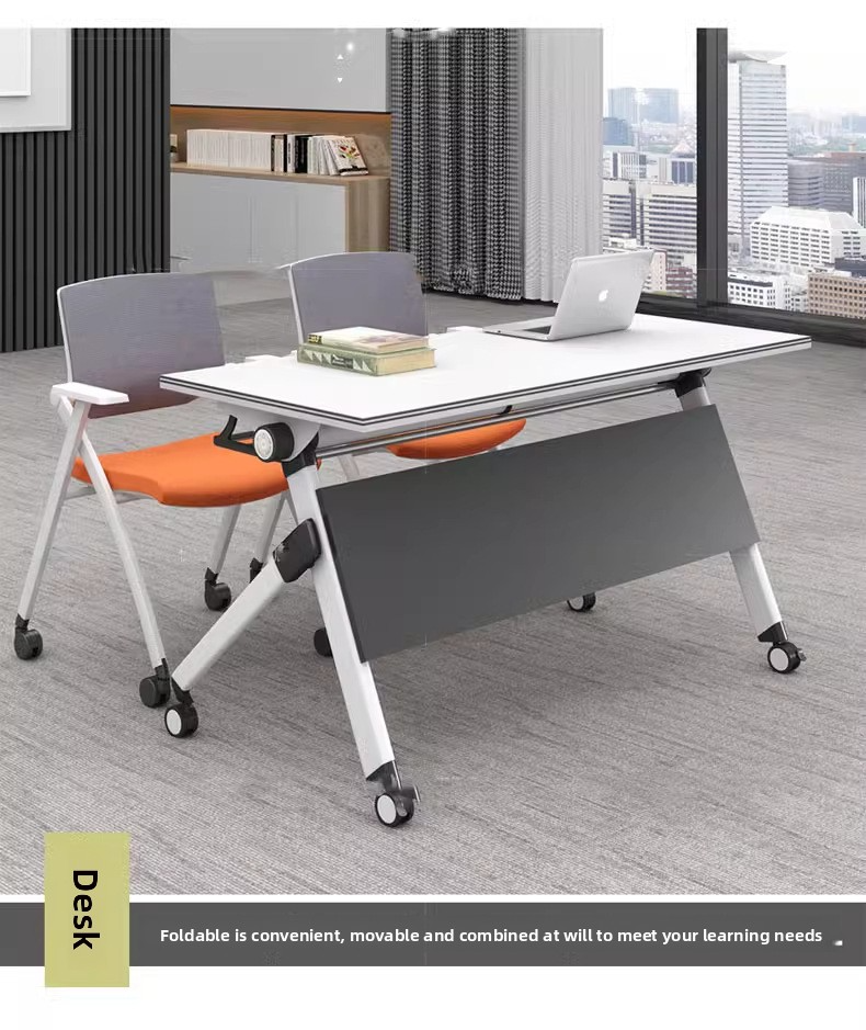 Office Table,Sturdy Folding Table,Folding Table Supplier Adult Office Furniture Folding Conference Training Table Adjustable Learning Computer Table