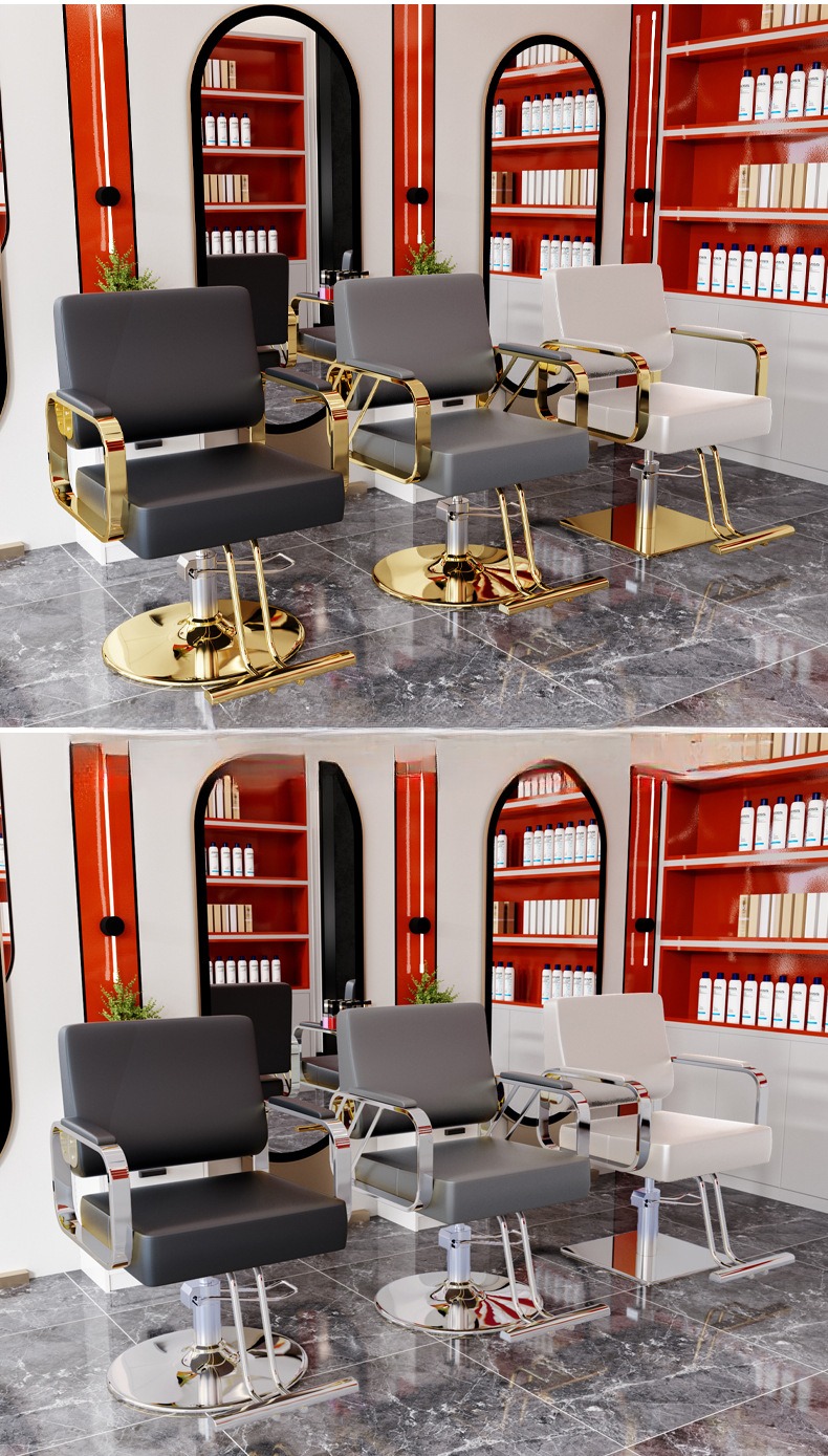 Barber Chair,Black Barber Chair,Barber Chairs Wholesale Supplier Heavy Duty Barber Chair Leather Metal Frame for Beauty Parlor Home Use