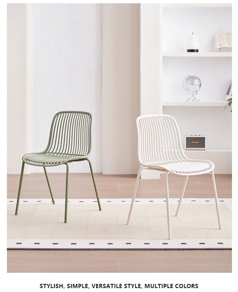 Wholesale Modern Plastic Dining Chairs with Metal Legs Durable Stackable for Home Mall Outdoor Kitchens Hotels,washable dining chairs , Plastic washable dining chairs , Household Plastic washable dining chairs