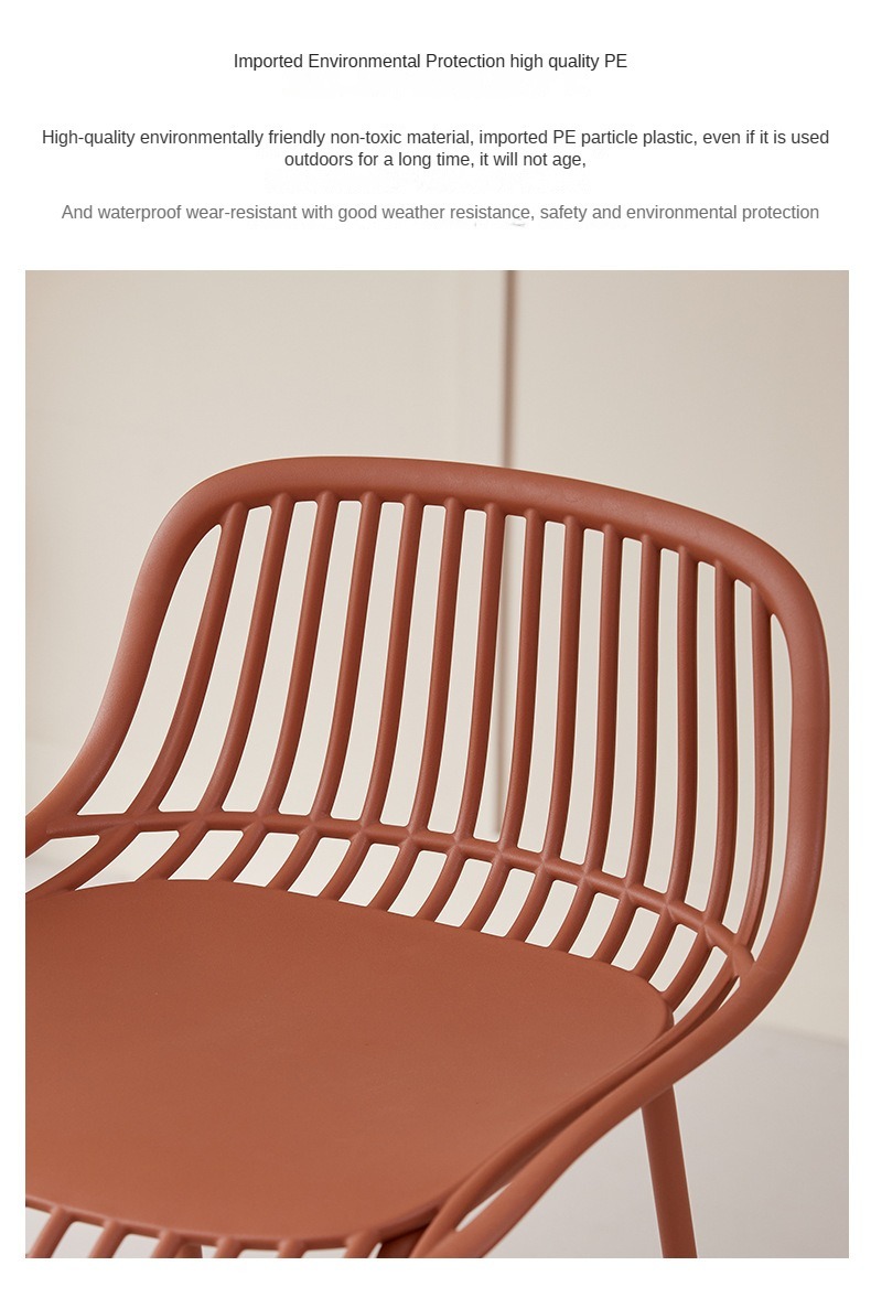 Bar Stools , Nordic Bar Stools , Ins Nordic Bar Stools，Modern Counter Height Plastic Bar Stool Chair Metal Base Portable for Home Outdoor Garden Dining Hotel Manufacturer's New Design