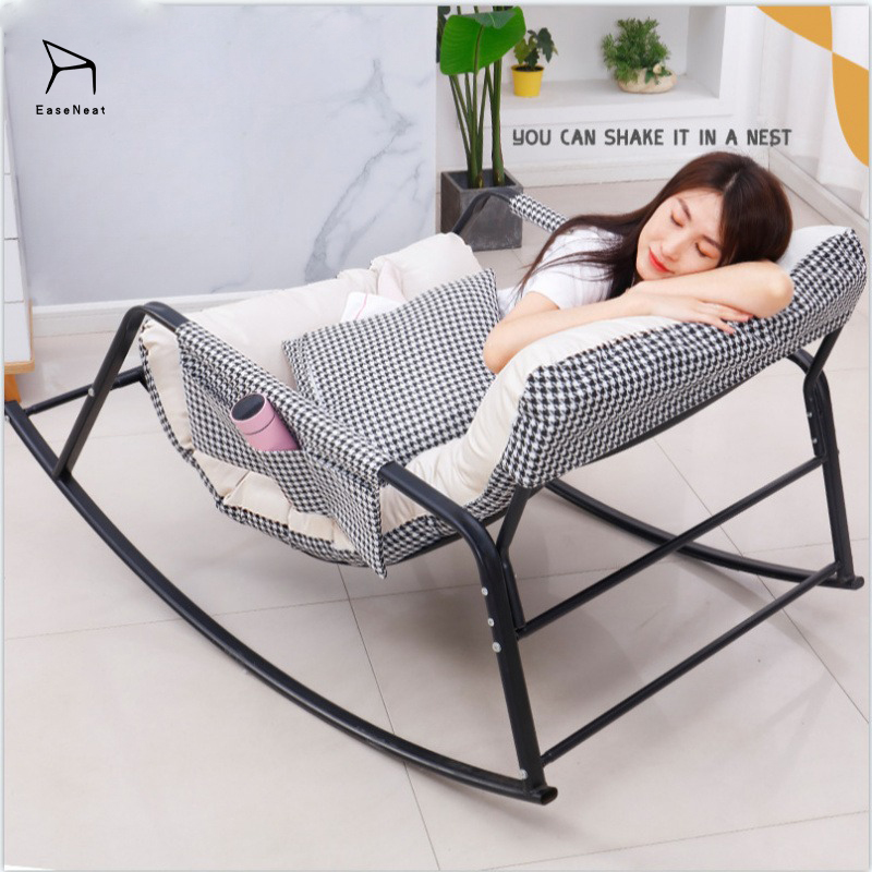 2025 New Design Rocking Chair Sturdy Metal Construction For Indoor Outdoor